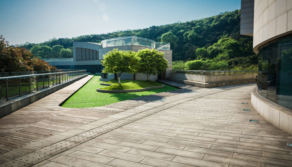 concrete driveway