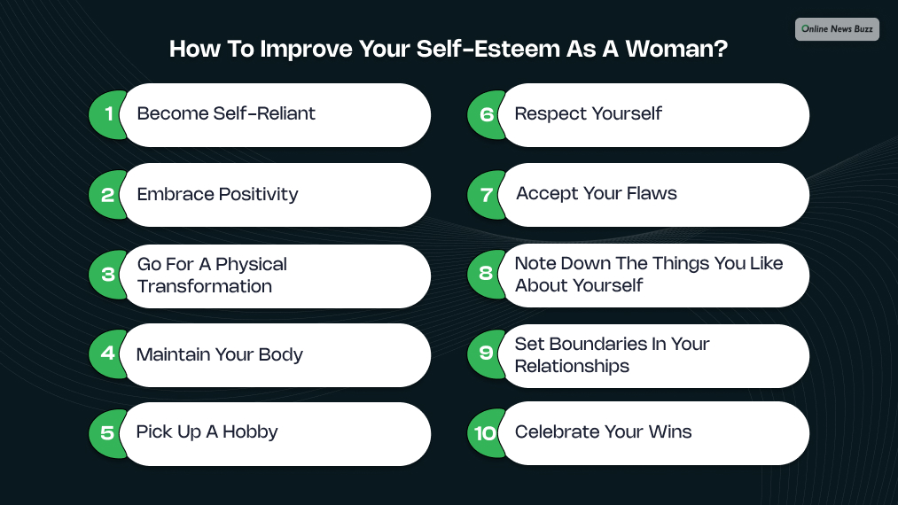 How to improve your self-esteem as a woman