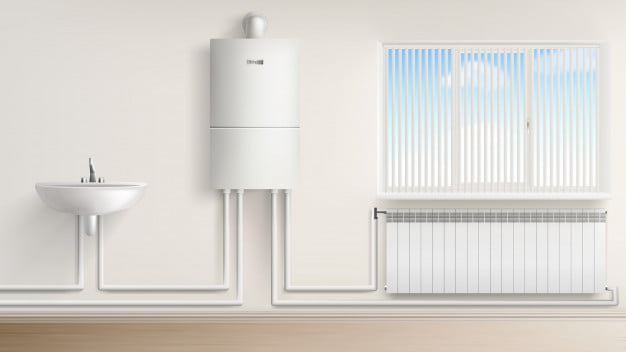 boiler and radiators