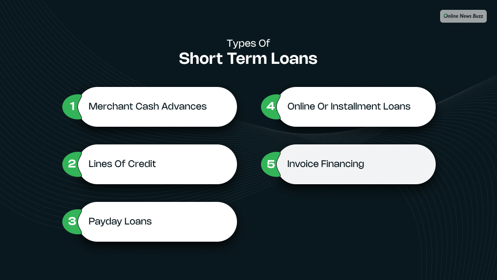 Types of Short Term Loans