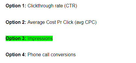 Which Of These Metrics Is Especially Important To Clients Who Are Running A Branding Campaign