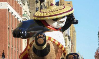 Po from Kung Fu Panda 4 Unveiled at Macy's Thanksgiving Parade