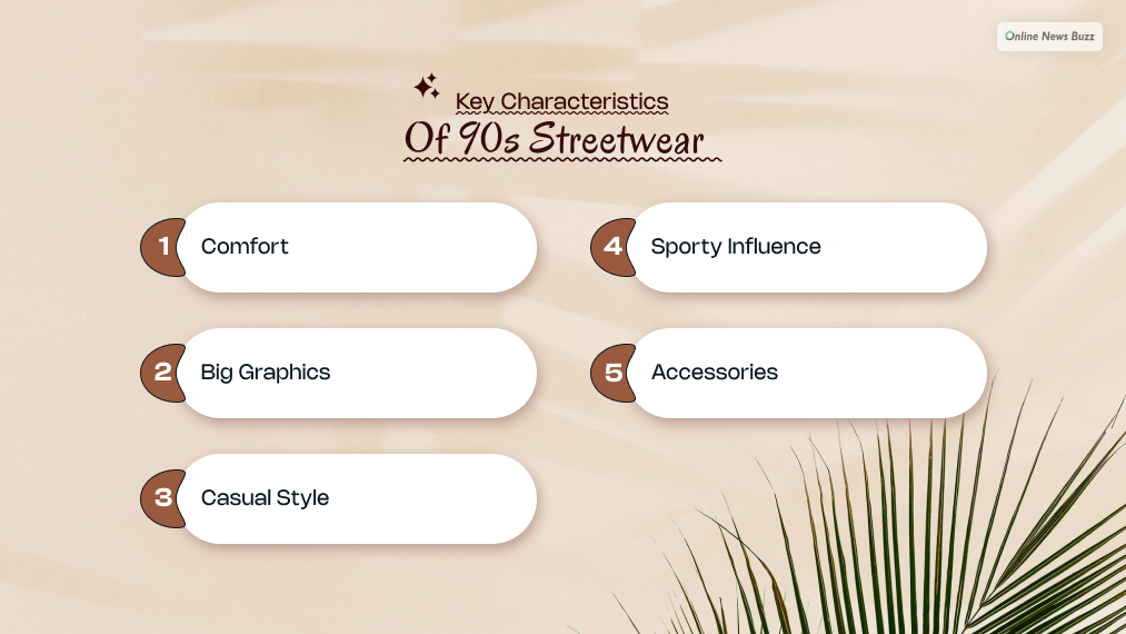 Key Characteristics of 90s Streetwear