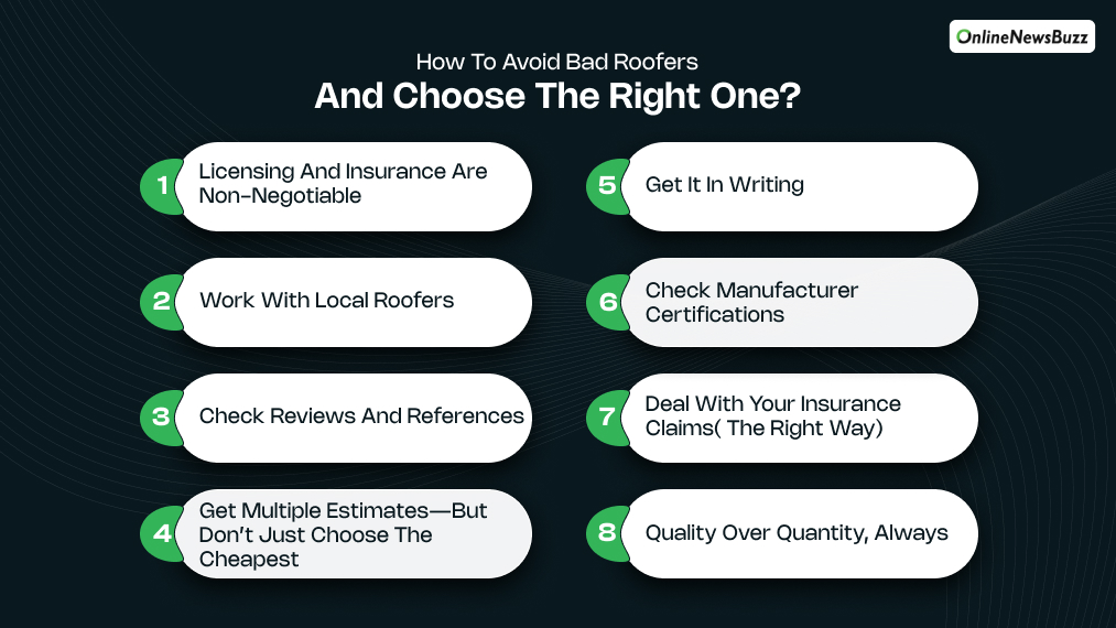 How To Avoid Bad Roofers And Choose The Right One