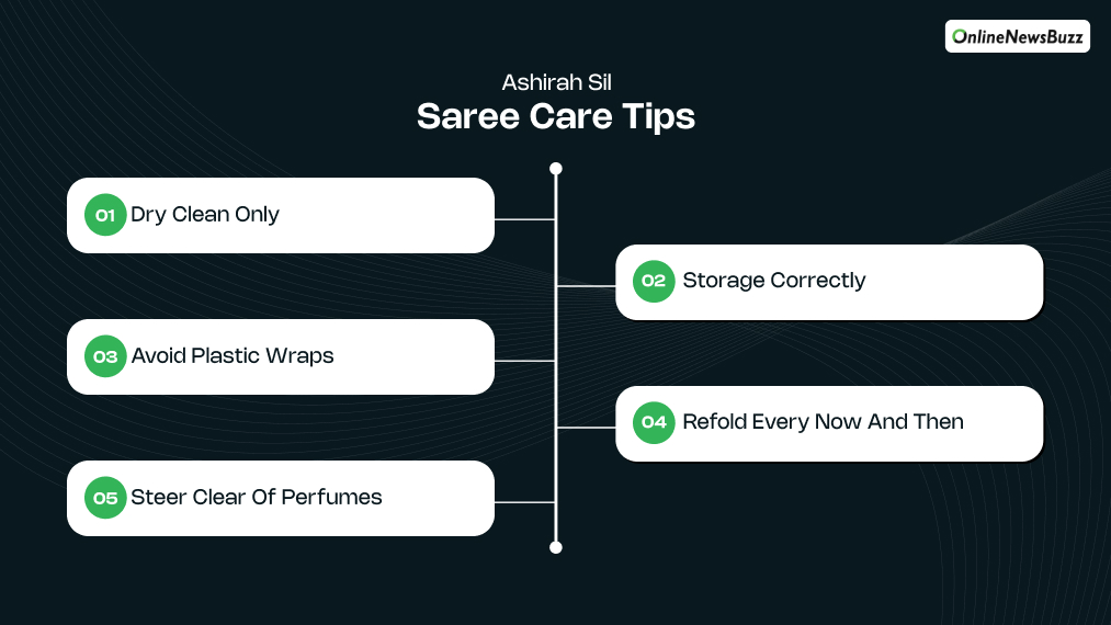 Ashirah Sil Saree Care Tips