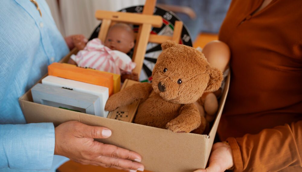 How to pack children’s toys for moving